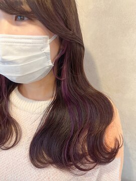 エルモナ(Elmona) 【KATSUYA】イヤリングピンクパープル×ラベンダーブラウン