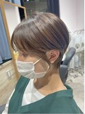【Lee大阪店】顔まわりも可愛い♪耳かけショート/新出奈津樹