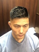 ディスイズバーバー(THIS IS BARBER) フェードカット　メッシュカラー　【札幌】