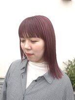 ルセ イノベーション 白岡本店(Ruse innovation)&nbsp;バイオレット×切りっぱなしロブ