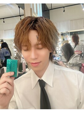 ヘアメイク エンカレッジ(HAIR MAKE encourage) コンマバング　無造作波打ちウェーブ　メンズセット