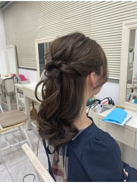 リサ 恵比寿(risa.) ハーフアップ