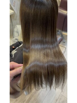 ヘアーエポック(hair epoque) 20代30代40代大人可愛い小顔ロング艶感プラチナアッシュ