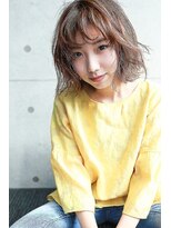 ラフィスヘアー クロム 大宮店(La fith hair chrome)&nbsp;【La fith】シースルーバング×ふんわりボブ