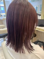 アッシュ 仙川店(Ash)&nbsp;ピンクカラー　ピンクブラウン　ピンクベージュ　セミディ