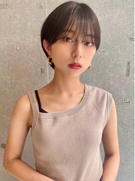 アッシュ 笹塚店(Ash) ミニウルフ/くすみブルー/イヤリングカラー/韓国ヘア[U24/笹塚]