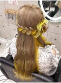 サイド団子【クランソア】ヘアセット/ヘアメ/心斎橋ヘアセット