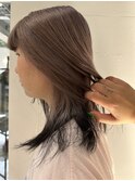 【ERIKA】ラベンダーグレージュ×ブラック
