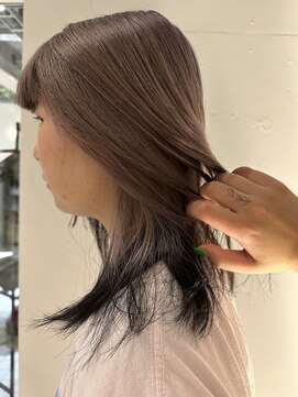 カート バイ デコ(Kurt by DECO) 【ERIKA】ラベンダーグレージュ×ブラック