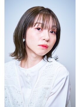 ユニックス イオンモール北戸田店(UNIX) 【30代髪型】グレージュカラー×外ハネミディアムボブ　＃戸田