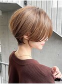ショートヘア/前髪なしショート/ショート/30代40代50代/表参道