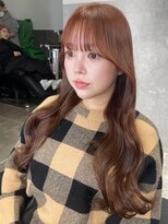 ロイオブジゼル(roi of GiseL)&nbsp;メルティカラー　ケアブリーチ　顔周りカット　小顔カット　艶髪