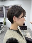 耳掛けマッシュショート