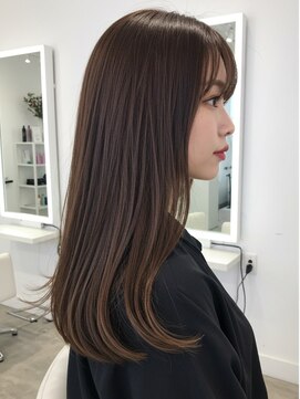 エル 新小岩(elu) 美髪/ワイドバング/レイヤーカット/くすみベージュ/新小岩駅