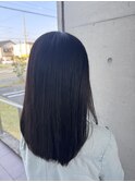 暗髪ストレートミディアム髪質改善トリートメント20代30代40代