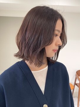 ネイロ バイ ジルブラン 葛西(NeiRo by JIL BLAN) 葛西ハイライト白髪ぼかしショートボブ小顔カットレイヤーカット