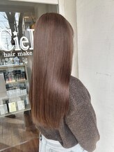 シエル ヘアーメイクアップ(CieL hair make up) 艶ブラウンベージュ/髪質改善カラー/髪質改善トリートメント