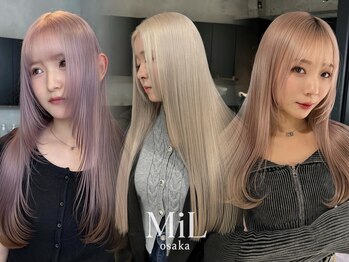 MIL 心斎橋【髪質改善/ブリーチ/ダブルカラー】【８月２４日　OPEN（予定）】