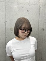 アジールヘア 赤羽駅南口店(agir hair)&nbsp;ミルクティーグレージュ／ハイトーンボブ(赤羽/赤羽駅/赤羽南口)