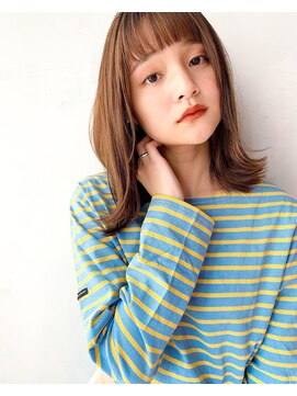 エル 横浜(eL) デザインカラー グランマッシュ フェイスフレーミング暗めカラー