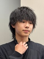 エルマーク 高槻(L-MARK)&nbsp;ツイストスパイラル/スパイラルパーマ/メンズ/マッシュ/眉毛