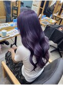 ラベンダー/ダブルカラー/ケアブリーチ/髪質改善/新潟/駅南