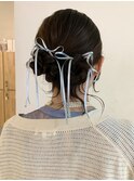【minami】*ヘアセット/ツインアレンジ/リボンアレンジ
