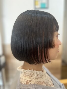 サンセリテ(Sincerite) さりげないイヤリングカラー×タッセルボブ