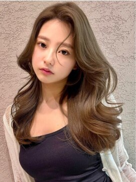 ロンド アンブル 四条烏丸(Lond ambre) 【Lond ambre】似合わせカット/オリーブベージュ/レイヤー/前髪