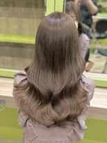 イオエ 西梅田(ioe)&nbsp;ブリーチなしカラー/髪質改善/ミルクティーベージュ/小顔ヘア