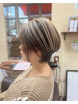 セットアップ 倉敷美和店(SET-UP) アンブレラカラー/グレージュ似合わせカット