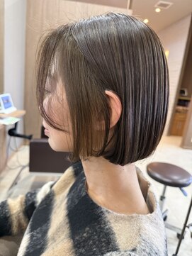 ヴェントフォンターナ(VENTO fontana) ボブ/フレミングカラー/白髪ぼかし