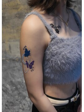 ドミ(DOMI) Butterfly & Paw Print Body Jewelry