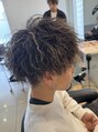 ヘアーメイク アテナ(Hair Make ATENA) 金メッシュ ツイストスパイラル