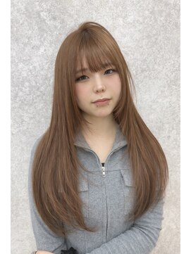 LOE【ロエ】大宮 イメチェン/アンブレラカラー/前髪/ピンクベージュ[大宮]