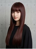 ＃レッドヘア×ストレートヘア