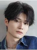 渋谷ツイストスパイラル波巻きシャドウパーマアクティブショート