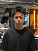 ブラック(BLACK) アップバング