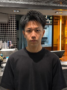 ブラック(BLACK) アップバング