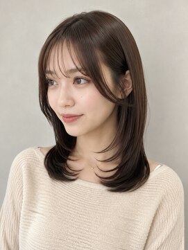 フォト イケブクロ(foto IKEBUKURO) 結べる小顔ミディアムレイヤー/大人ミディアム/イメチェン/池袋