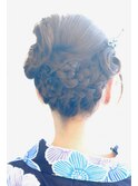 ☆浴衣☆編みこみヘアアレンジ【BELL　用賀/桜新町　】