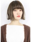 ☆ グレージュ ＆ 毛束感 ☆ 外ハネ小顔ボブ ♪