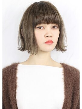 ヘアサロンガリカアオヤマ(hair salon Gallica aoyama) ☆ グレージュ ＆ 毛束感 ☆ 外ハネ小顔ボブ ♪