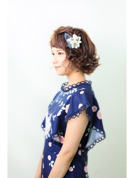 ソーホー ニューヨーク シズオカ(SOHO newyork SHIZUOKA) 編み込みショートアレンジ