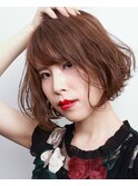 似合わせ前下がりボブ