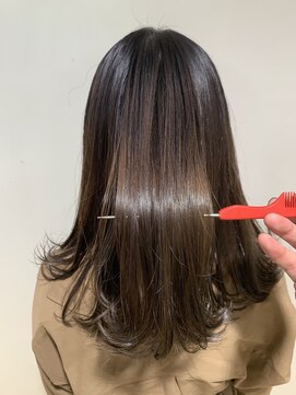 アズール 草加(azule) グラデーションカラー、ツヤ髪スタイル,ゆるふわロング/草加駅