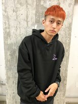 ニコフクオカヘアーメイク(NIKO Fukuoka Hair Make)&nbsp;「NIKO」ショートオレンジマッシュ