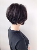 襟足スッキリショートボブ