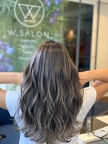 ダブル アンダーバー サロン(W_SALON) 【W_SALON 河原町】グレー/バレイヤージュ