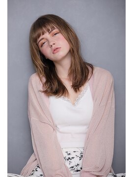 ヘアーズベリー 淡路店(hairs BERRY) グレージュハイライト_BERRY_毛先パーマ_ことりベージュ＿美髪♪